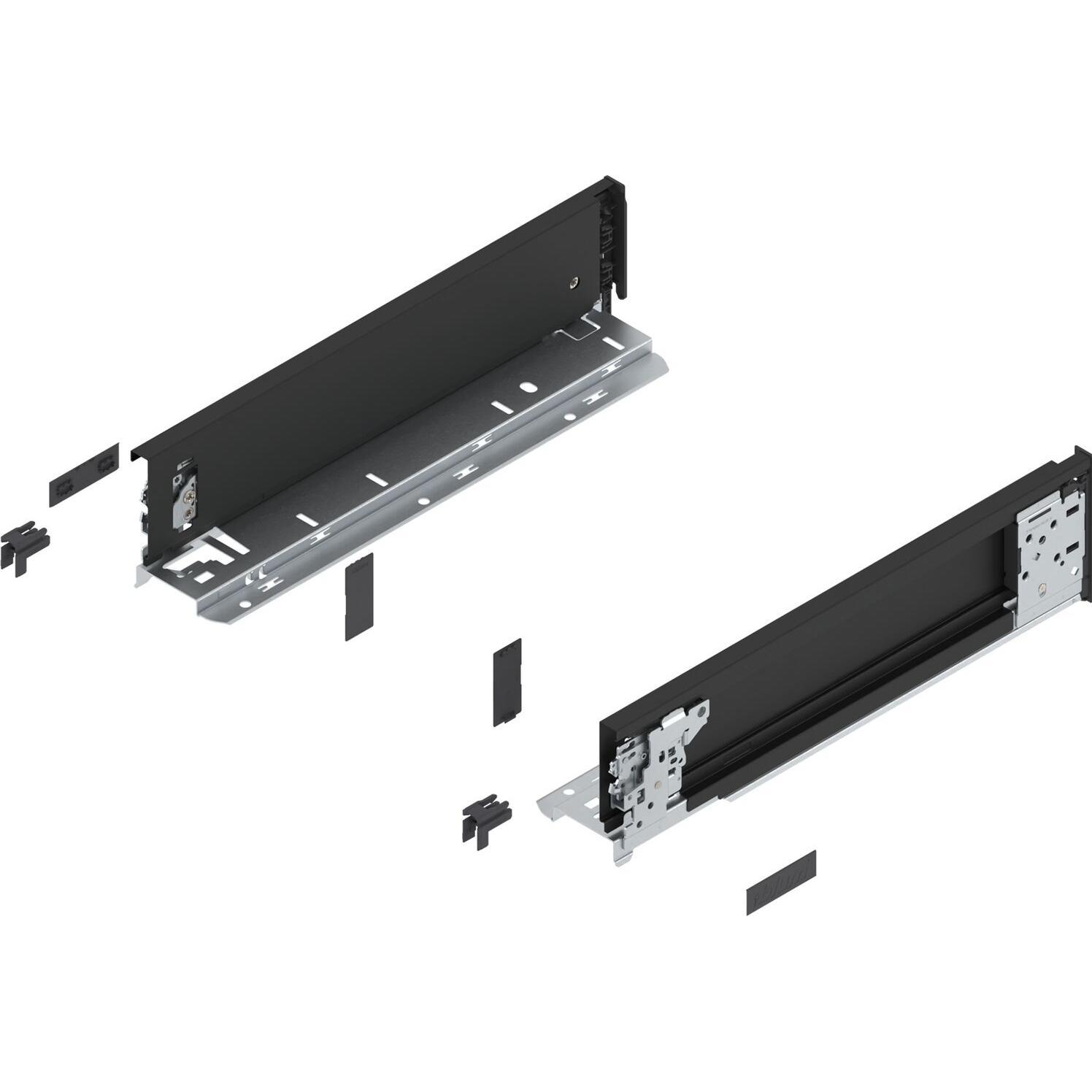 Blum, Schubladenauszüge, LEGRABOX special edition Innenzarge Höhe M, NL 350 mm, Carbonschwarz