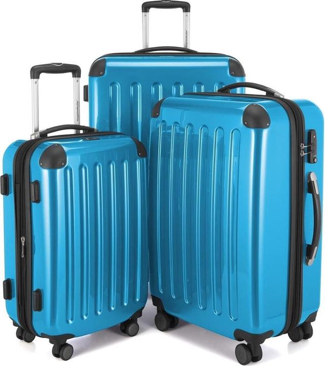 Immagine prodotto Hauptstadtkoffer Alex - Set di valigie TSA Cyan Blue, S/M/L (119 l)