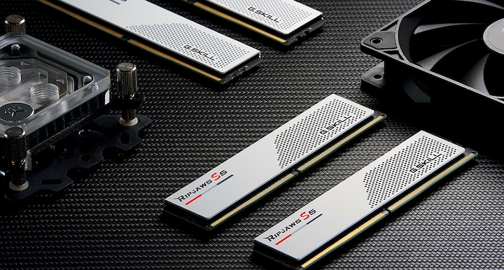 Productafbeelding G.Skill DDR5 PC 5200 CL36 KIT 32-RS5W (2 x 32GB, 5200 MHz, DDR5 RAM, DIMM 288 pin)