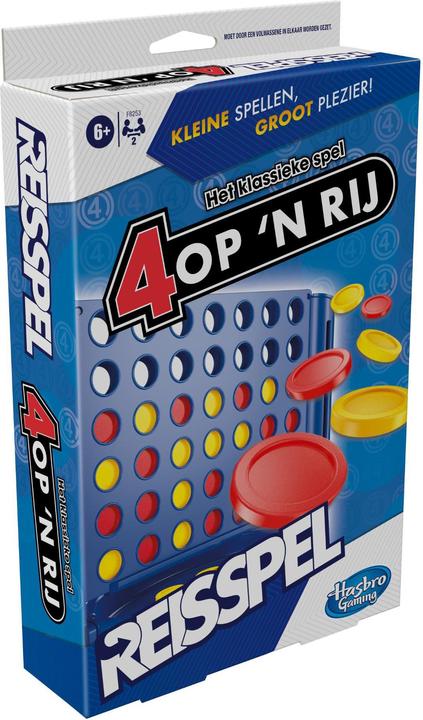 Hasbro Gaming 4 op een rij Reisspel (Olandese, 2 Giocatori)