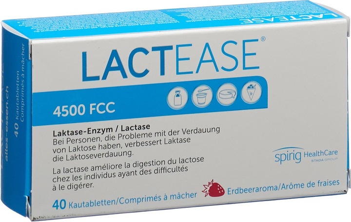 Image du produit Lactease Enzyme de lactose 4500 (40 pièce(s), Cachets, 40 g)