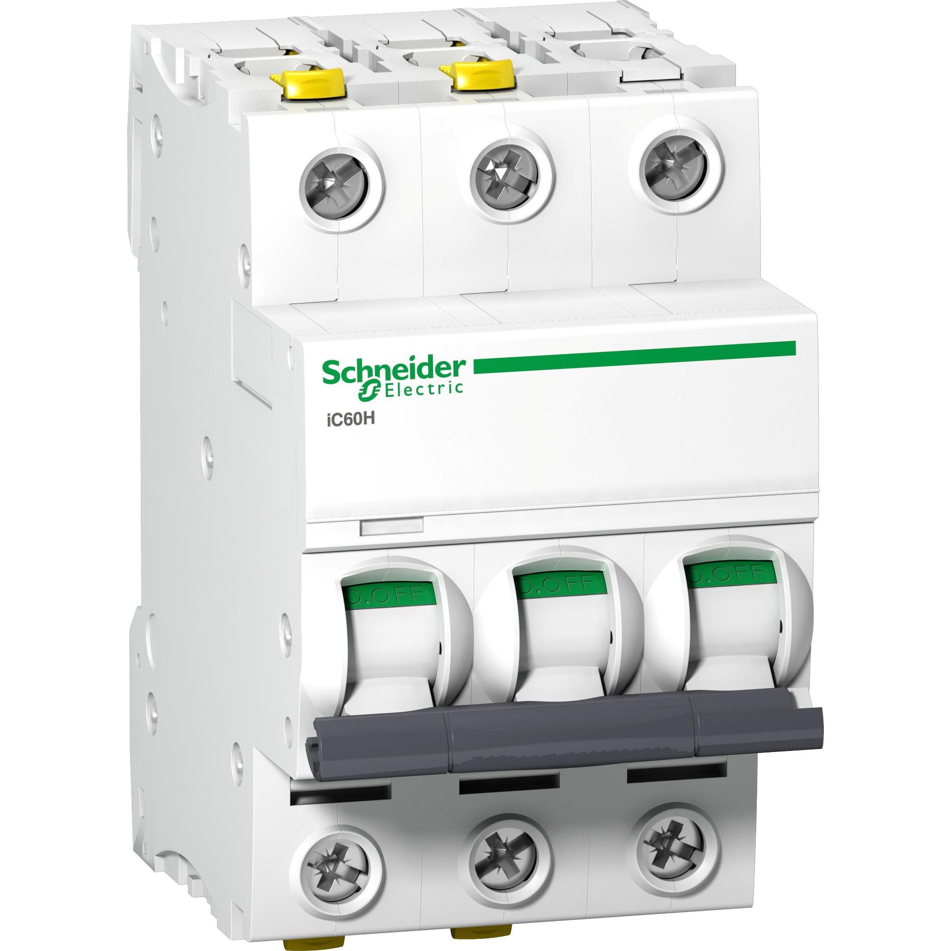 Schneider Electric, Schutzschalter, LSSchalter iC60H 3p