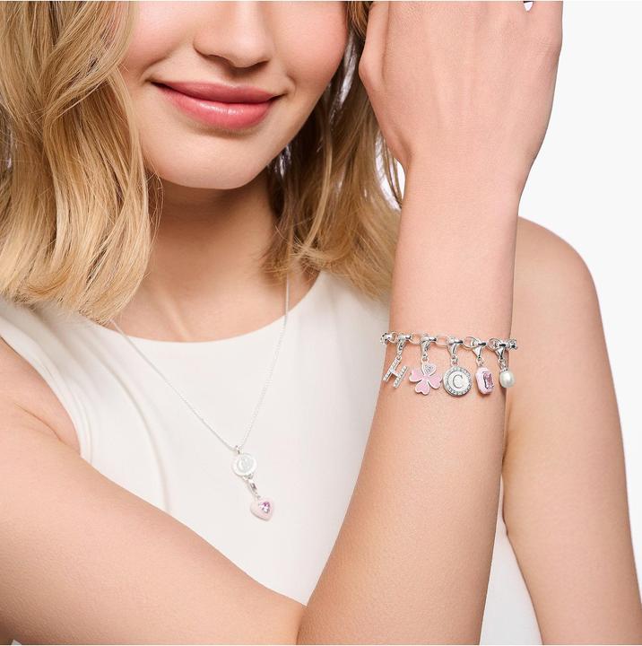 Immagine prodotto Thomas Sabo Ciondolo con perla bianca in argento (Argento 925)