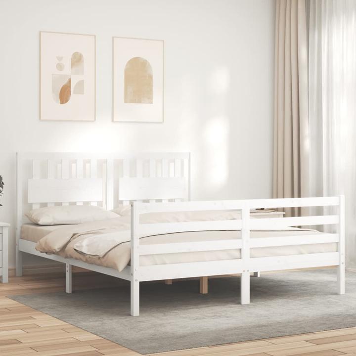 Actual product image vidaXL Bettrahmen (160 x 200 cm)