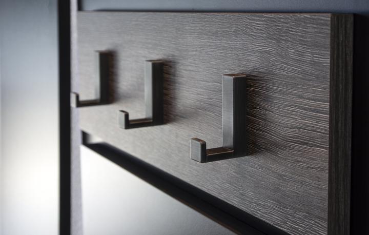 Produktbild Siro MantelHaken Doradus GarderobenHaken 15x61mm, Haken ZN eisenfärbig gebürstet matt