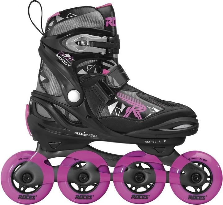 Actual product image Roces Roller skates Moody Girl Tif, black-grey-pink, size 36-40 (37)