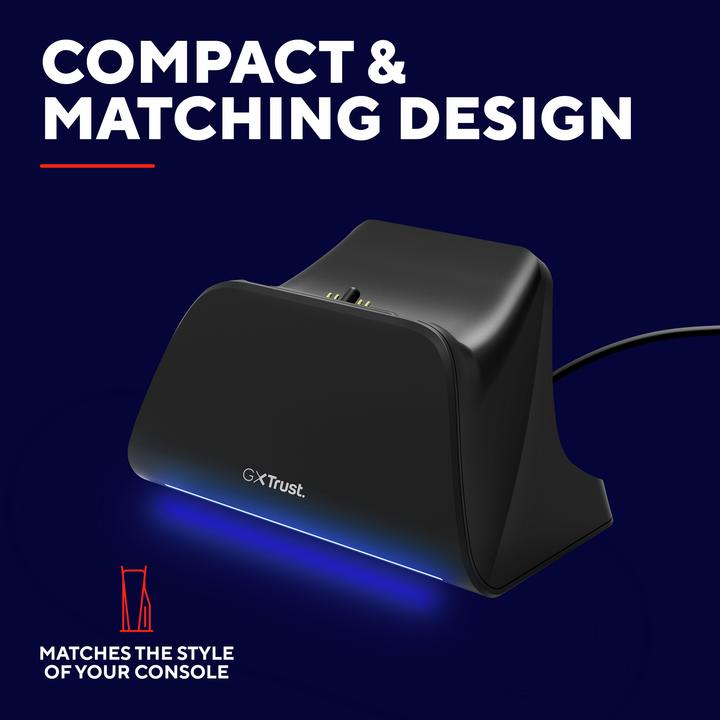 Actual product image Trust GXT255 CHARGE STAND PS5 BLK (PS5)