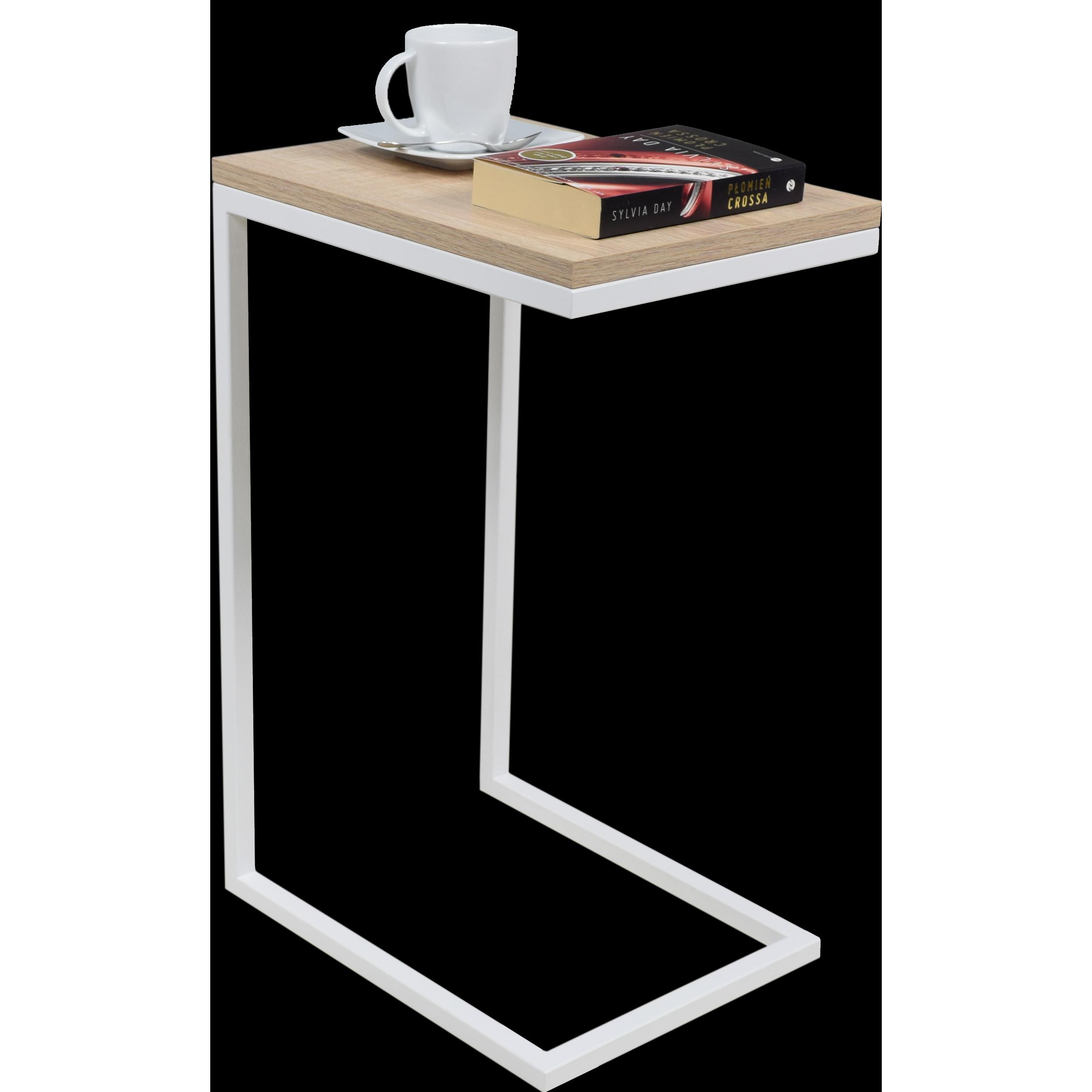 ADRK Furniture, Couchtisch + Beistelltisch, Laptoptisch Spark (40 x 30 x 62 cm)