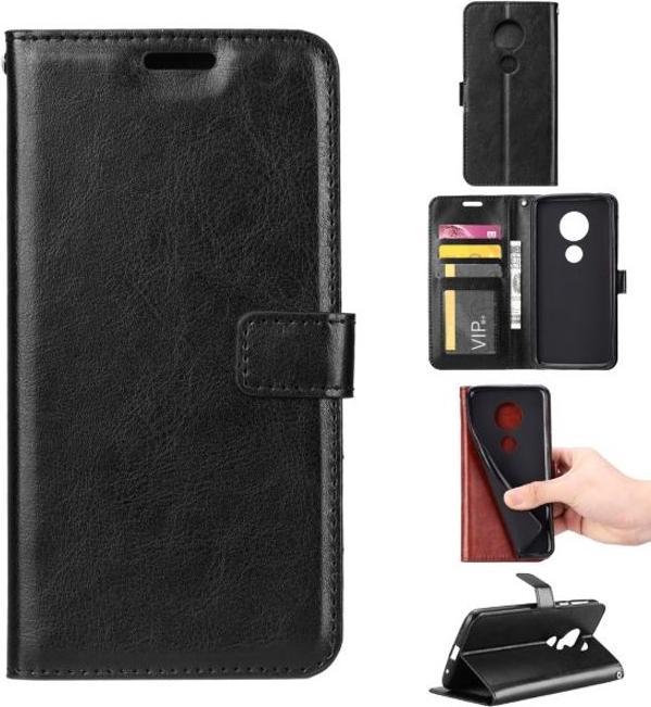 Actual product image MU Classic Crazy Horse II Leather Bookcover Series (Motorola Moto G6 Play)