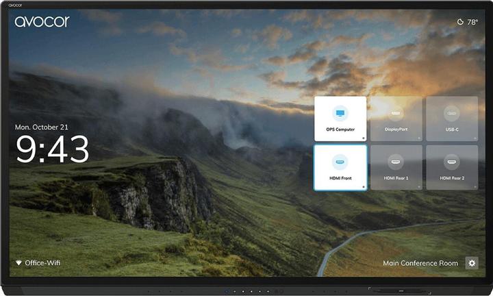 Produktbild Avocor AVG-7560 G-60 S GlasLED Int Disp (3840 x 2160 Pixel, 75")