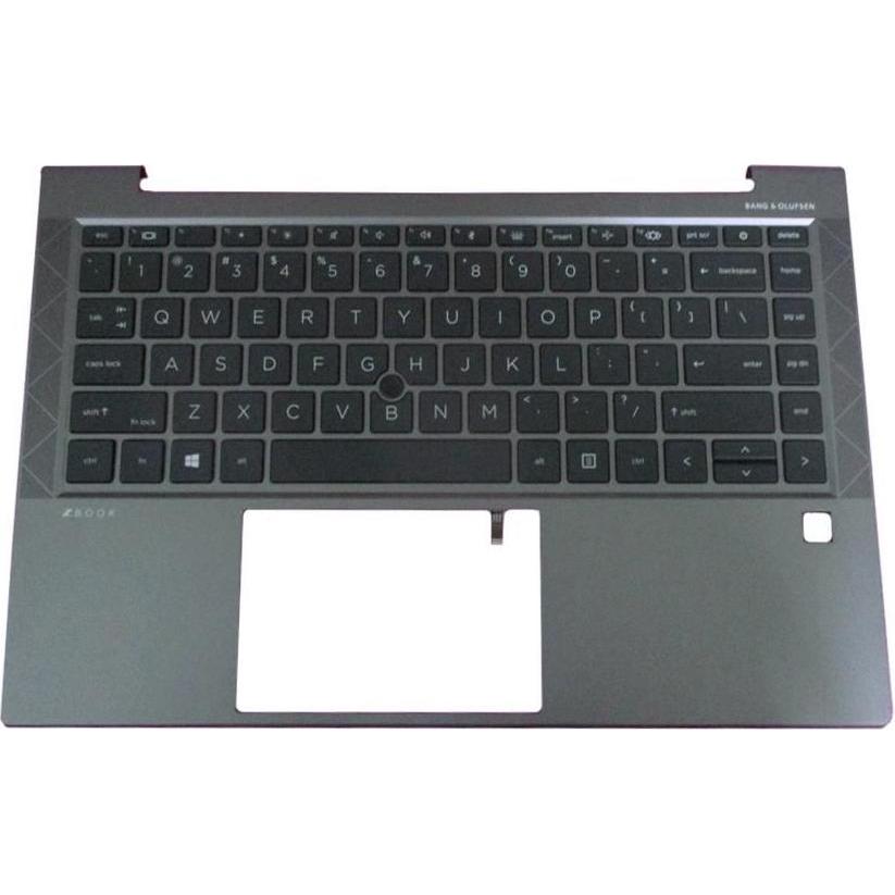 HP Keyboard (GERMAN), Notebook Ersatzteile, Schwarz, Silber