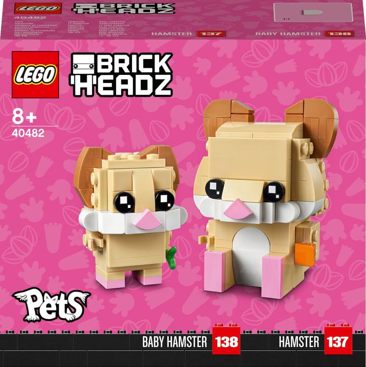 Actual product image LEGO Hamster (40482, LEGO Brickheadz)