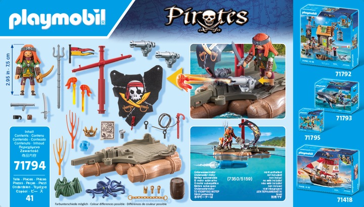 Productafbeelding Playmobil Een schat vinden op een piratenvlot (71794, Playmobil Piraten)