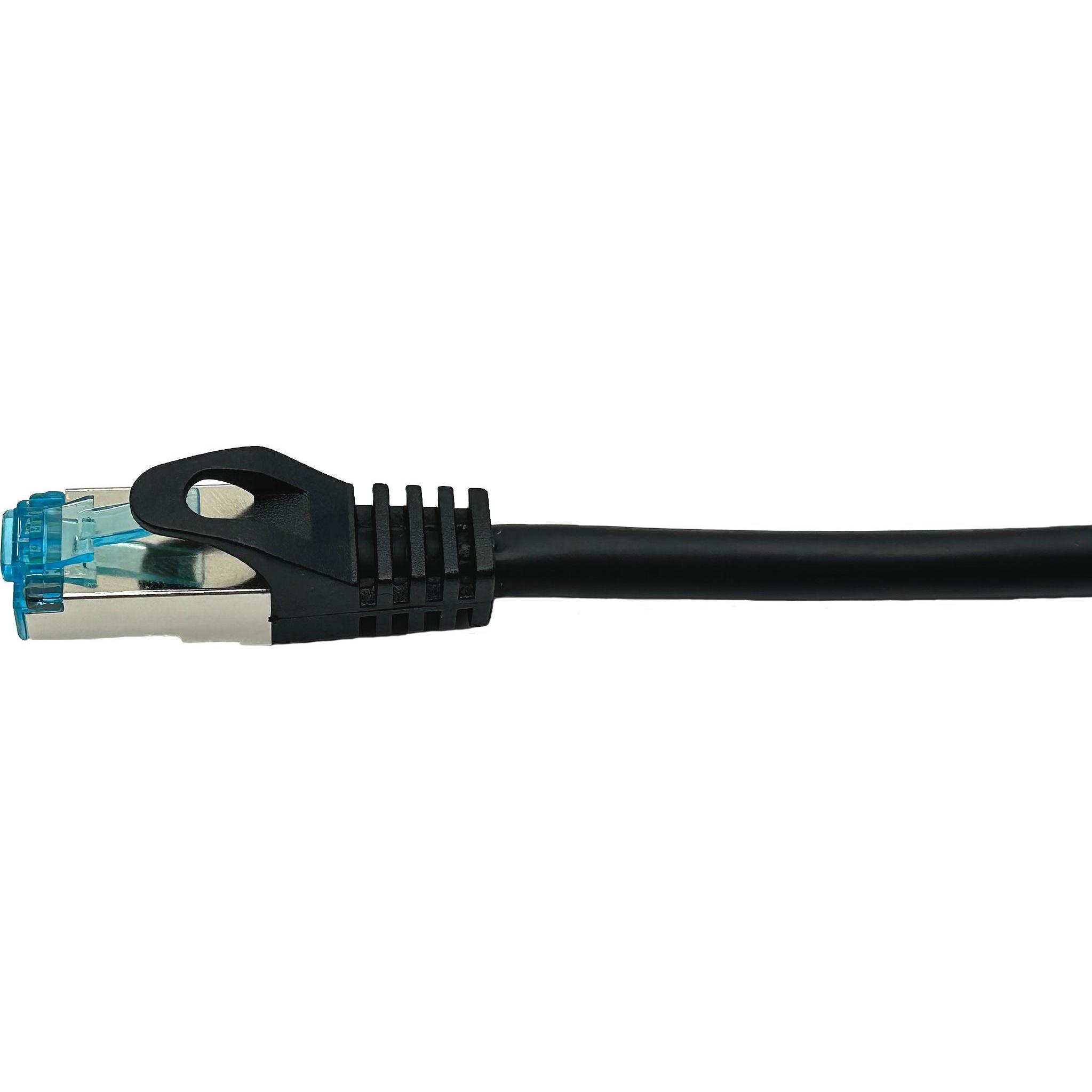 Thumbnail - equip Patchkabel Cat6A S/FTP 2xRJ45 0.50m sw wink.LSZH (S/FTP, CAT6a, 0.50 m), Netzwerkkabel