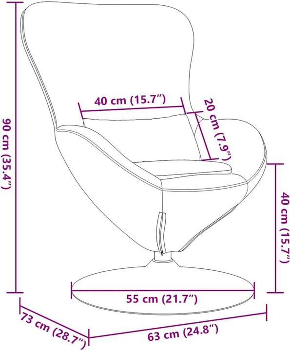 Image du produit vidaXL Eiersessel