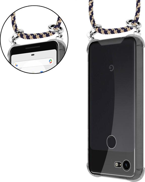 Produktbild Cadorabo TPU Handy Kette SILBER Cover