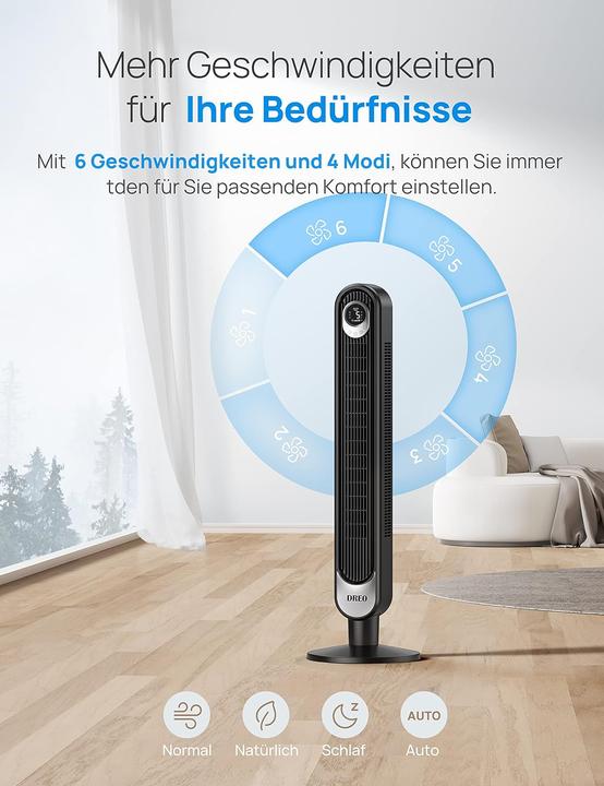 Image du produit Dreo Ventilateur de tour (48 dB)