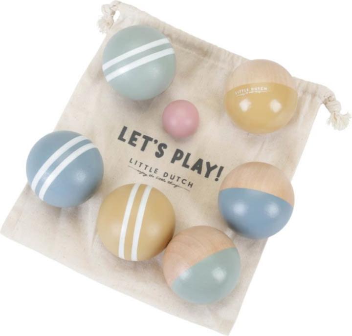 Actual product image Little Dutch Boule game made of FSC wood (6 x)