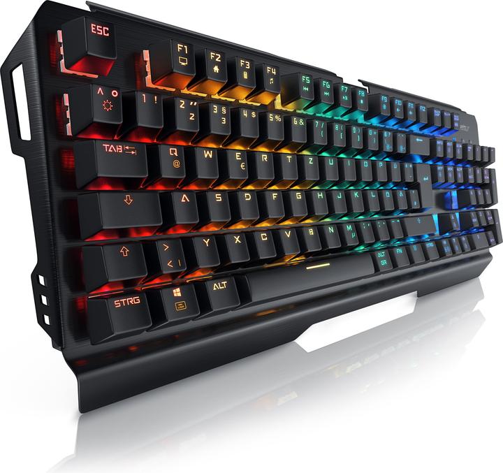Produktbild Titanwolf Tastatur-, Maus- und Mauspad-Set, Mechanisches Keyboard, Mouse & XL Mousepad Gaming Bundle (DE, Kabelgebunden)