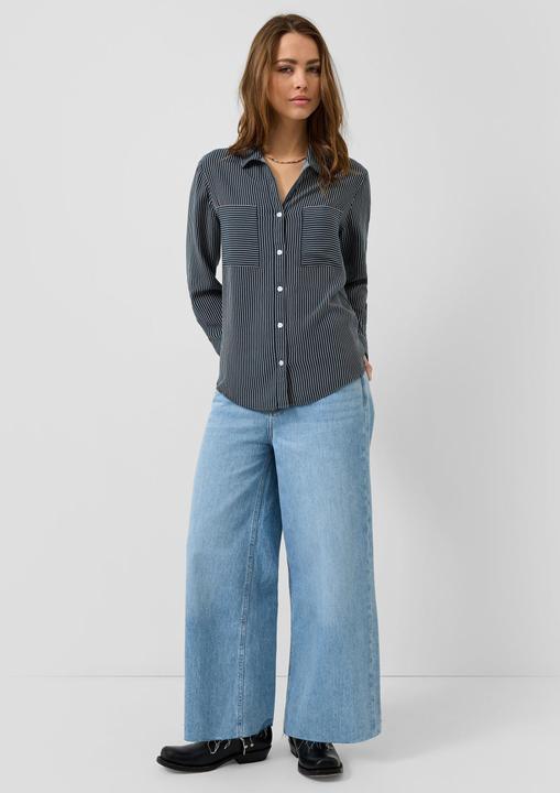 Immagine prodotto s.Oliver Bluse Viskosebluse mit Krempelärmel (40)