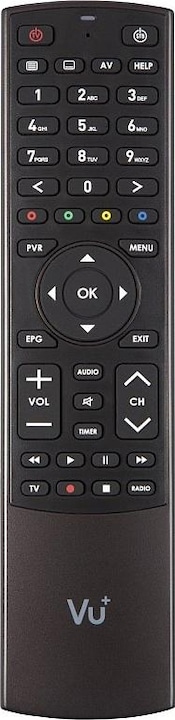 Actual product image Vu+ IR remote control for all receivers (Device-specific remote control, Infrared)