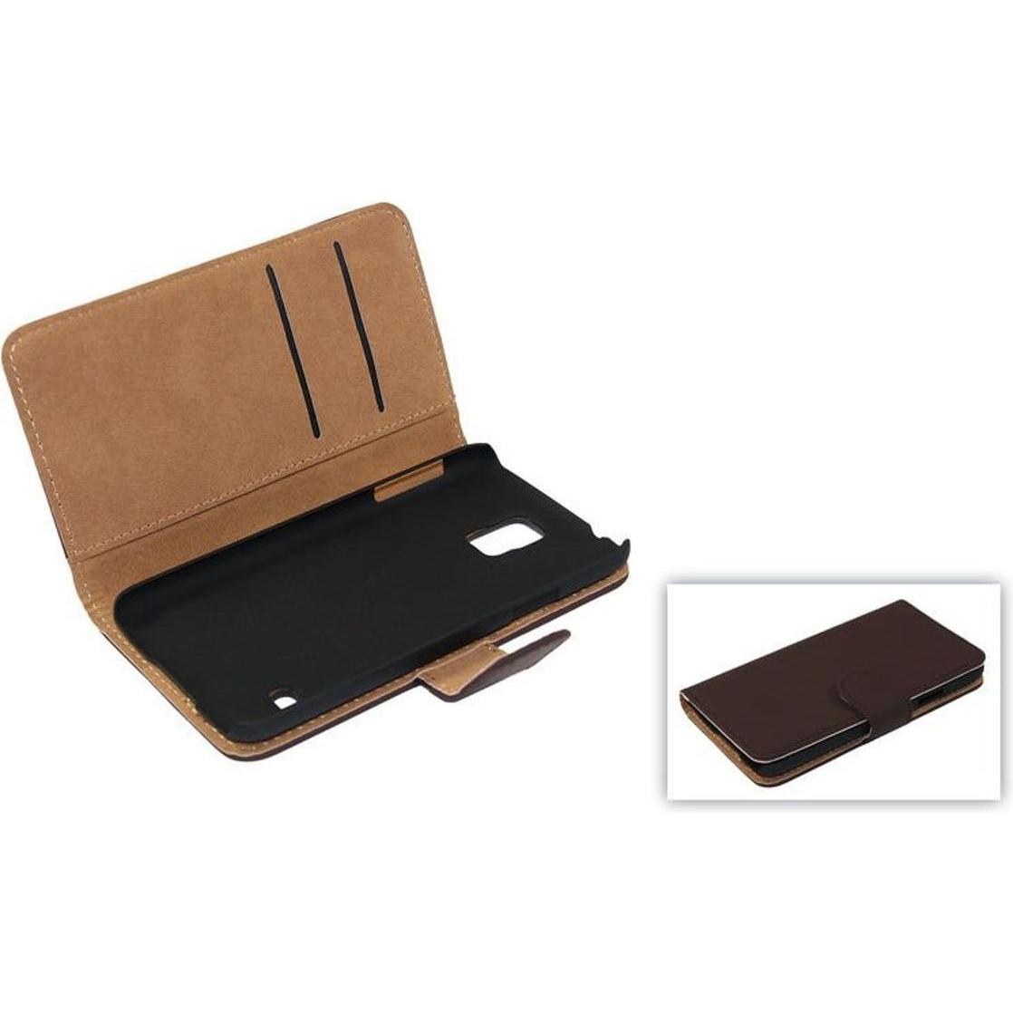 König Design Schutzhülle Handytasche (Flip Quer) für Handy Apple iPhone 6 Plus Dunkelbraun (Apple iPhone 6 Plus), Smartp...