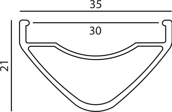 Actual product image DT Swiss XM 481 27.5" rim 584x30mm VL 6.5mm (27.50")