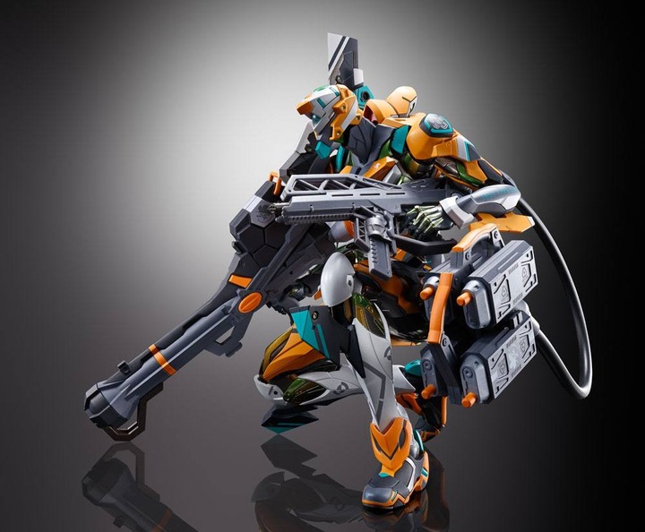 Actual product image Bandai Neon Genesis Evangelion figurine Diecast Metal Build EVA-00/00' Prototype 22 cm