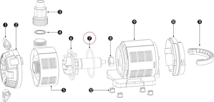 Immagine prodotto SunSun Ricambio O-ring pompa laghetto CET-15000 pompa filtro SuperECO laghetto