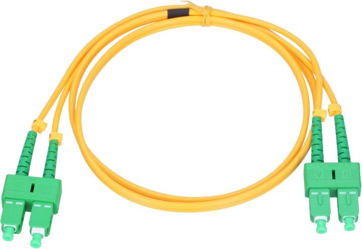 Produktbild Extralink SC/APC-SC/APC | Patchcord | Jednomodowy, Duplex, G657A, 3mm, 10m (S/UTP, 10 m)