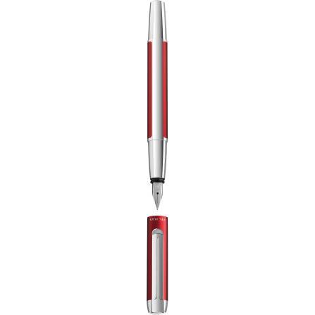 Thumbnail - Pelikan, Schreibstifte, Roller PURA R40 Bordeaux Geschenkbox (Bordeaux, Silber, 1 x)