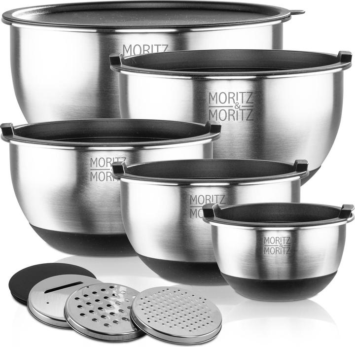 Immagine prodotto Moritz & Moritz Set di ciotole in acciaio inox (6 x)