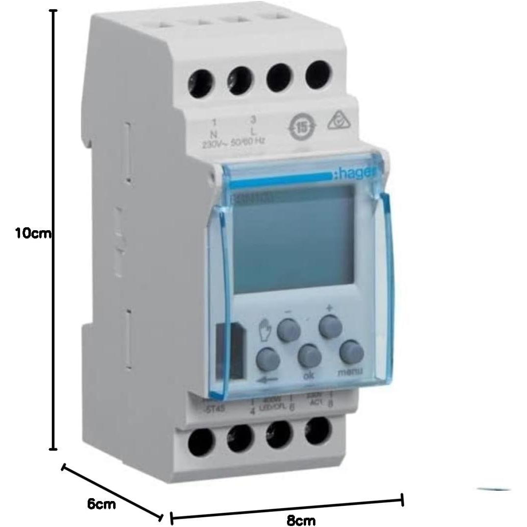 Hager Grigio Timer, Egn103