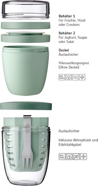 Produktbild Mepal Ellipse Lunchpot mit Fruitpot