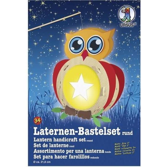 Ursus Laternen-Bastelset 34 'Eule 2'