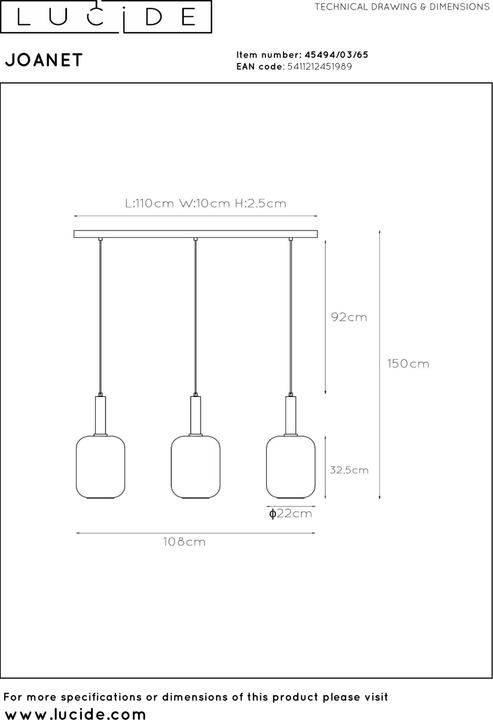 Produktbild Lucide Joanet (E27)