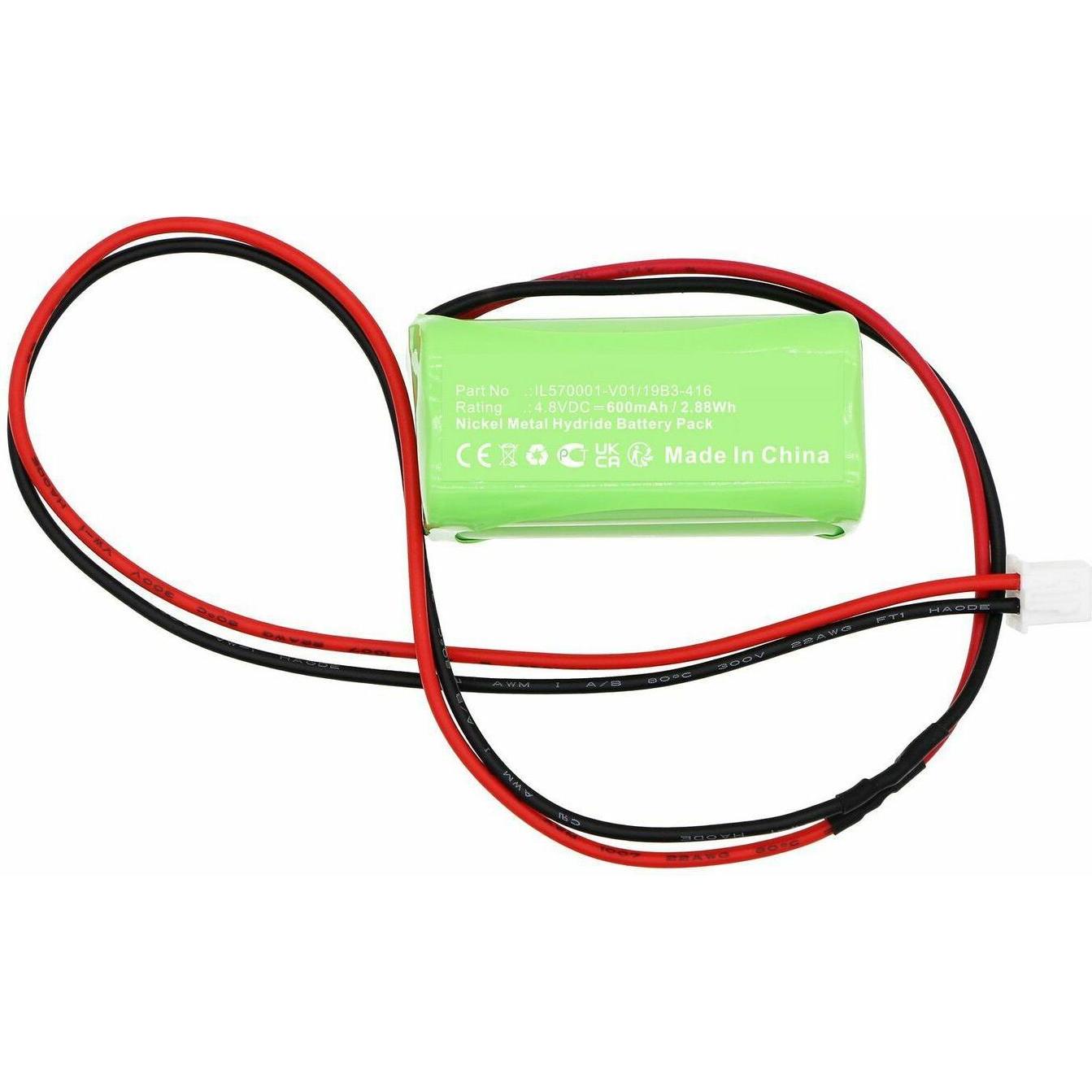 CoreParts Battery 4.8V 600mAh 2.88Wh (600 mAh), Notebook Akku