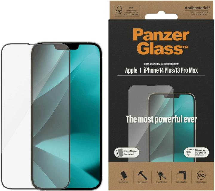 Produktbild PanzerGlass Ultra-Wide Fit (1 Stk., Apple iPhone 13 Pro Max, Apple iPhone 14 Plus)
