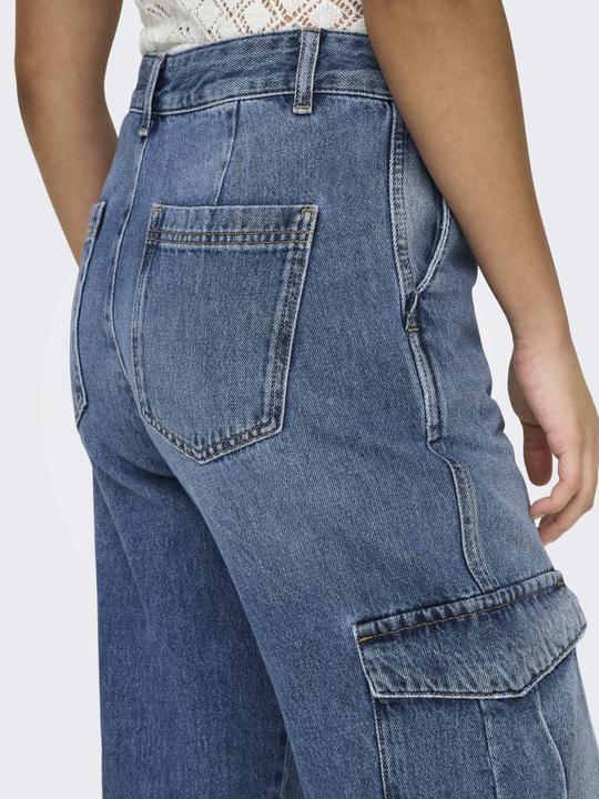 Produktbild Only Gerade geschnitten Hohe Taille Jeans Straight-Fit jeans (W29/L32)