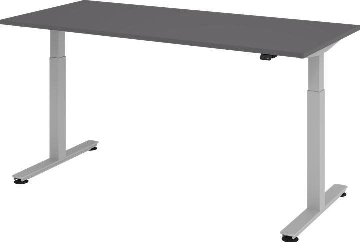 Hammerbacher Bureau assis/debout el.180x80cm graphite (180 x 80 cm)