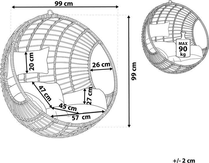 Image du produit Beliani Aspio (90 kg)