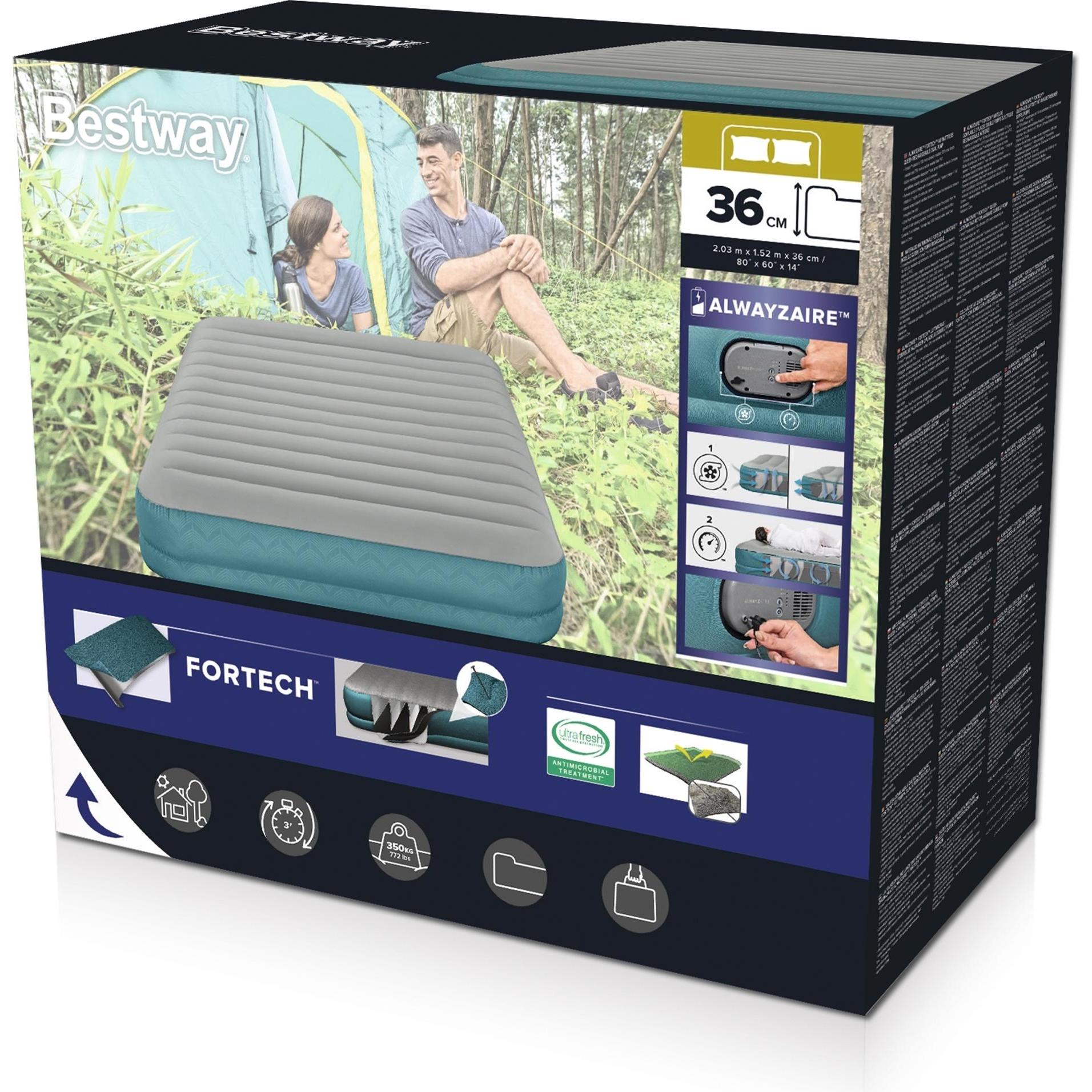 Thumbnail - Bestway, Luftbett, AlwayzAire (152 x 203 cm)