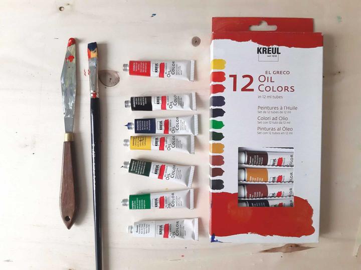 Actual product image Kreul el Greco oil colours (144 ml)