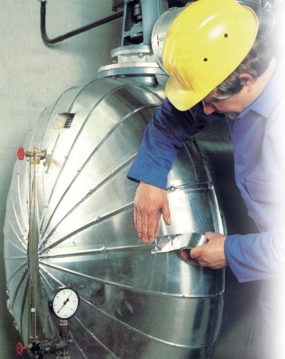 Actual product image tesa Aluminium tape, self-adhesive, for repairs to metallic surfaces (50 mm)