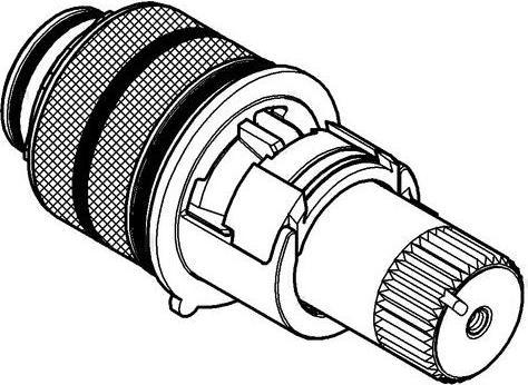 Actual product image Grohe Thermostatic compact cartridge 3/4inch, for reversed water paths