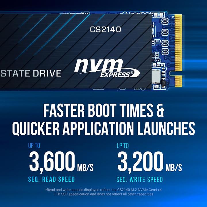Produktbild PNY CS2140 (500 GB, M.2 2280)