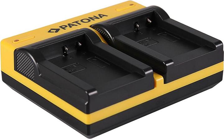 Image du produit Patona Chargeur double pour Canon NB-7L Powershot G10 G11 G12 incl. câble micro-USB (Chargeur de batterie d'appareil photo)