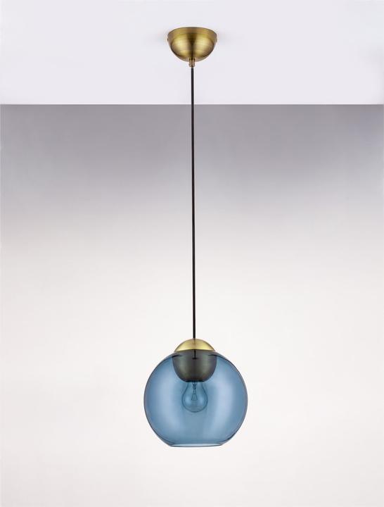 Actual product image Nova Luce MIDORI pendant light E27 gold blue 182,5x24cm dimmable 9009240