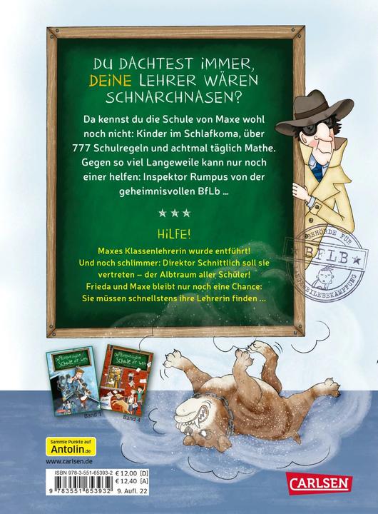 Produktbild Die unlangweiligste Schule der Welt 3: Die entführte Lehrerin (Deutsch, Sabrina J. Kirschner, 2018)