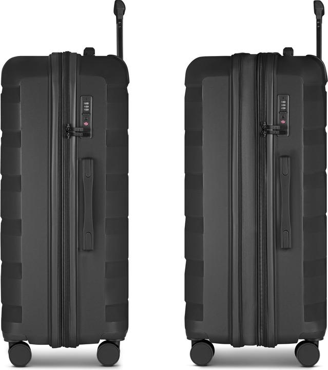 Actual product image D&N South Dakota 4 Rollen Trolley L 76 cm mit Dehnfalte (95 l)